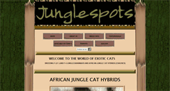 Desktop Screenshot of junglespots.com